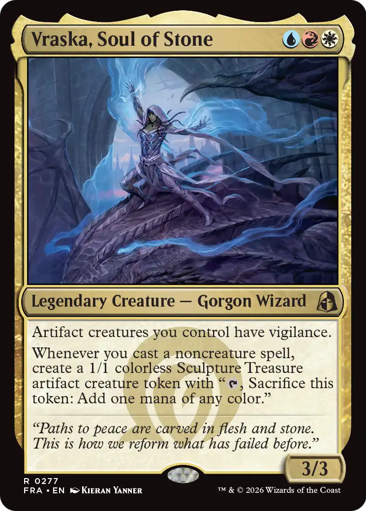 Vraska, Soul of Stone 277 (Reality Fracture)  - Foil