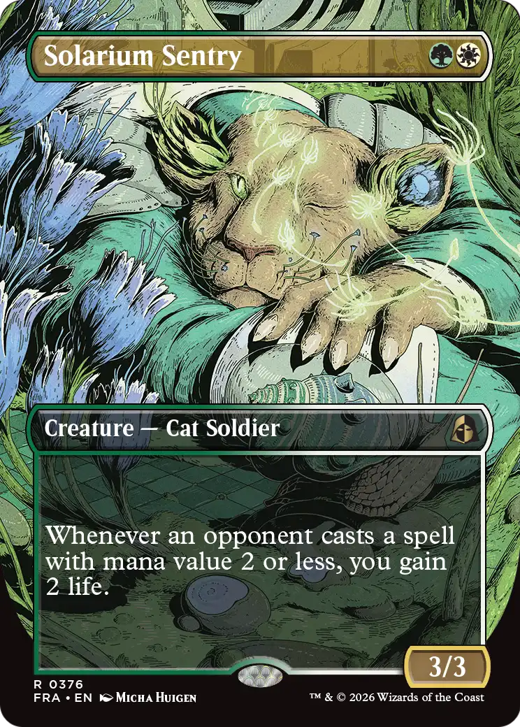 Solarium Sentry 376 (Reality Fracture)  - Borderless Foil