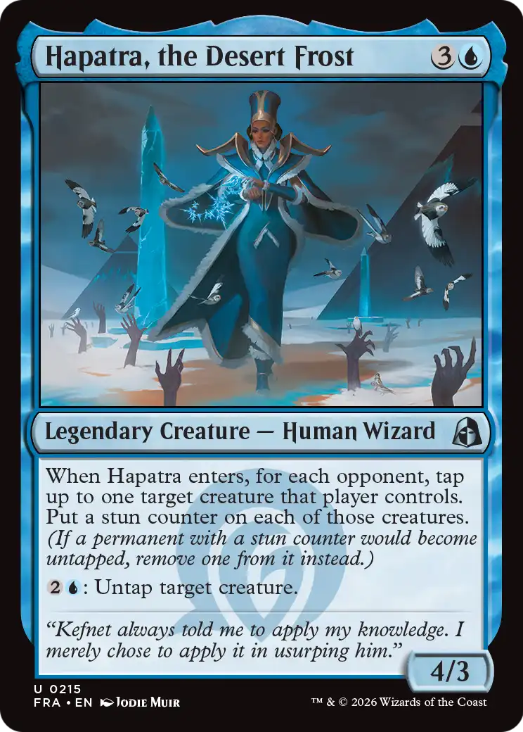 Hapatra, the Desert Frost 215 (Reality Fracture)  - Foil