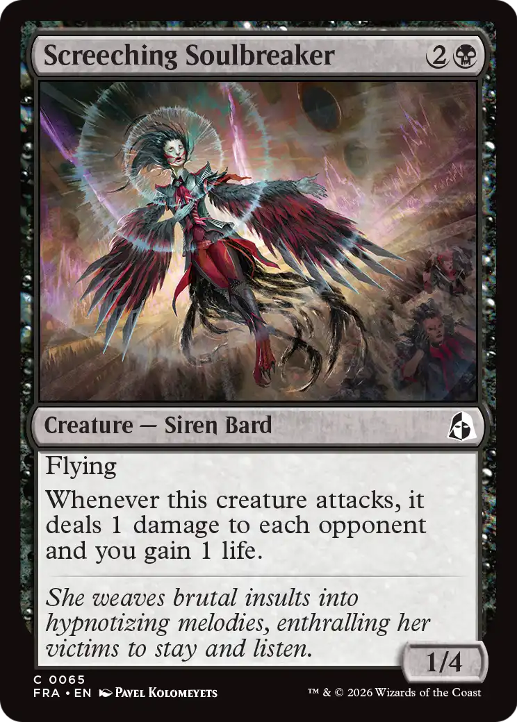 Screeching Soulbreaker 65 (Reality Fracture)  - Foil