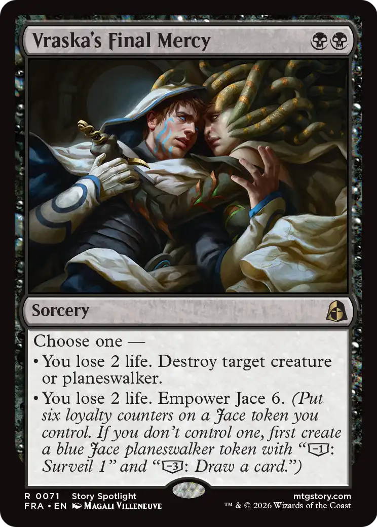 Vraska's Final Mercy 71 (Reality Fracture)  - Foil