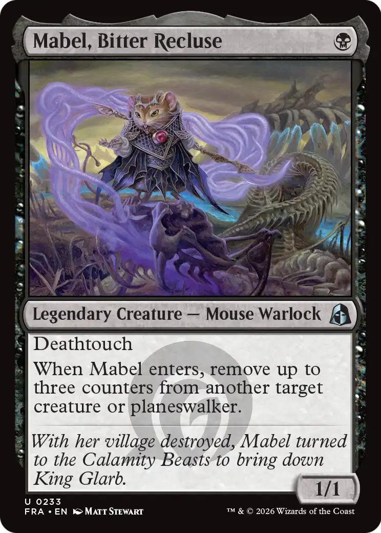 Mabel, Bitter Recluse 233 (Reality Fracture)  - Foil