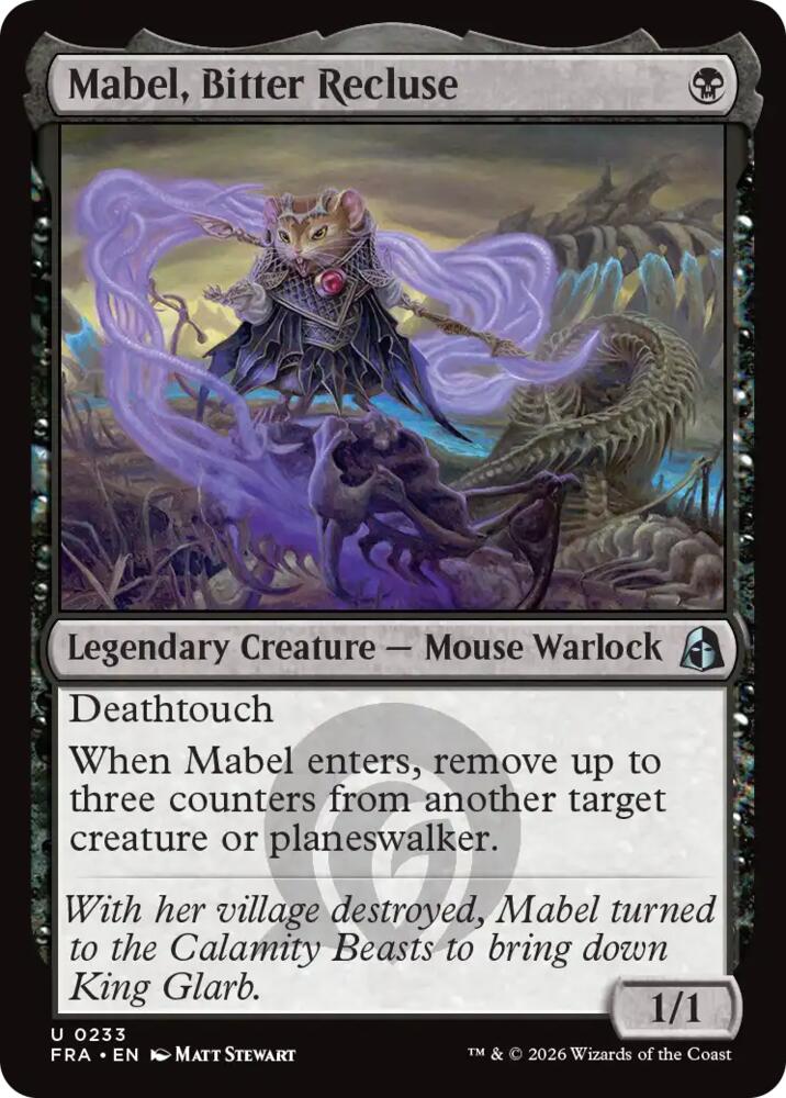 Mabel, Bitter Recluse 233 (Reality Fracture) 