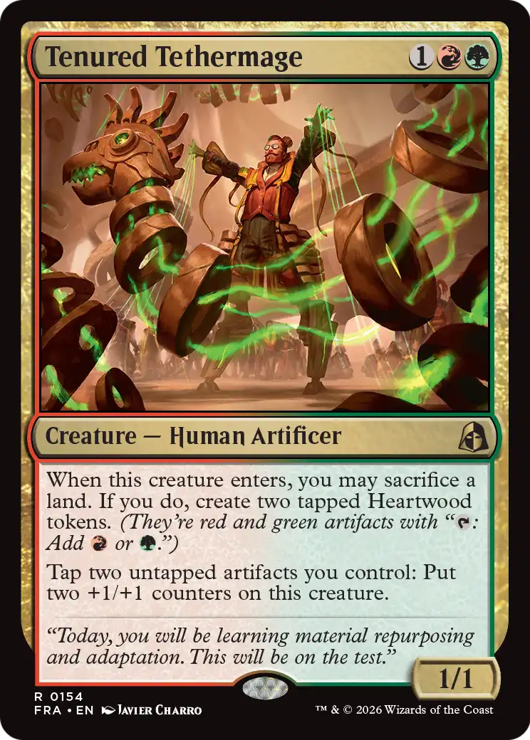 Tenured Tethermage 154 (Reality Fracture)  - Foil