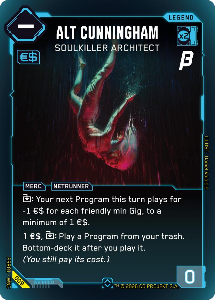 Alt Cunningham Soulkiller Architect 009 (Pre-Release Beta)  - Foil