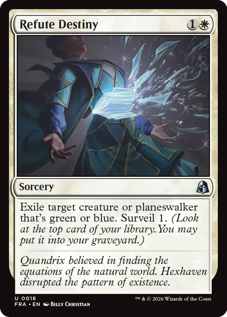 Refute Destiny 18 (Reality Fracture)  - Foil