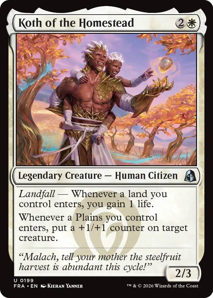 Koth of the Homestead 199 (Reality Fracture)  - Foil