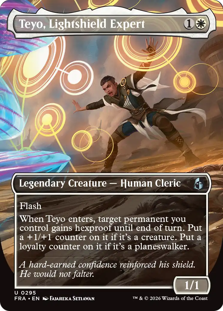 Teyo, Lightshield Expert 295 (Reality Fracture)  - Borderless Foil