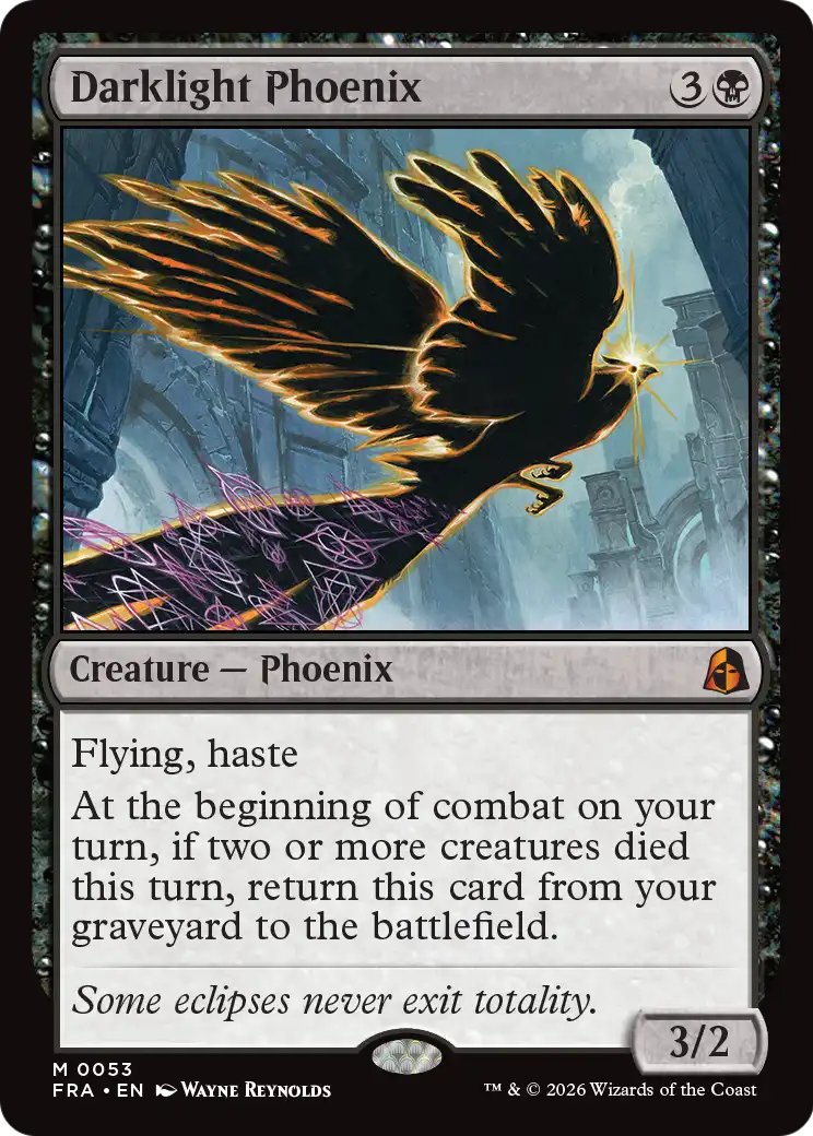 Darklight Phoenix 53 (Reality Fracture)  - Foil