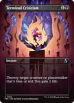 Terminal Criticism 366 (Reality Fracture)  - Borderless Foil