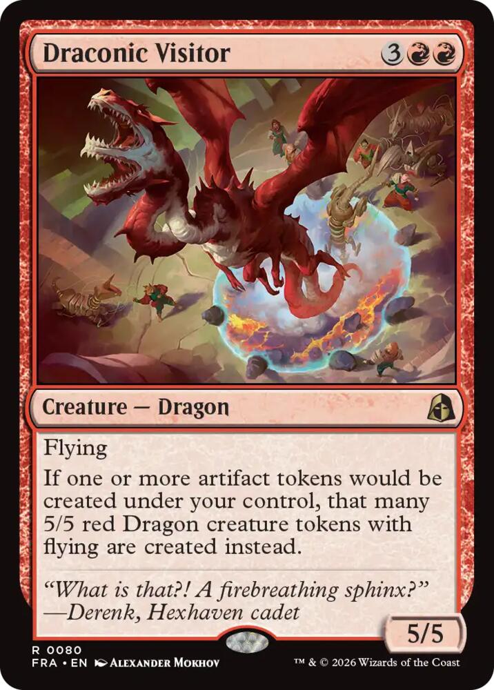 Draconic Visitor 80 (Reality Fracture) 