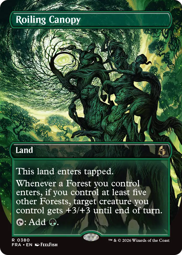 Roiling Canopy 380 (Reality Fracture)  - Borderless