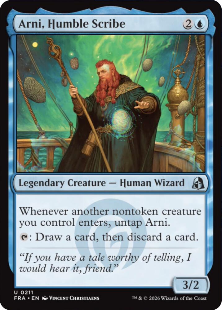Arni, Humble Scribe 211 (Reality Fracture)  - Foil