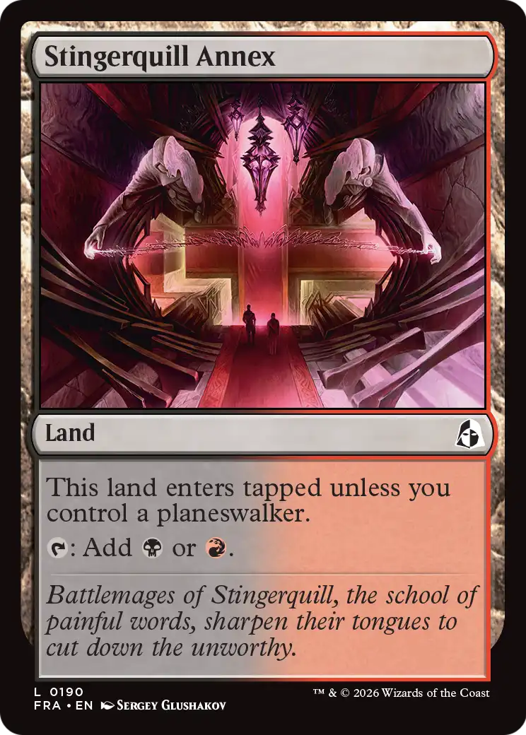 Stingerquill Annex 190 (Reality Fracture)  - Foil
