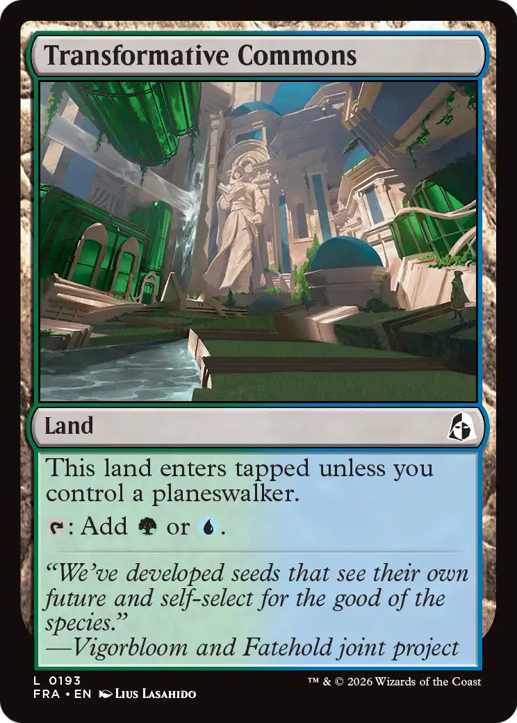 Transformative Commons 193 (Reality Fracture)  - Foil