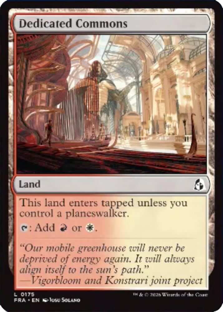 Dedicated Commons 175 (Reality Fracture) 
