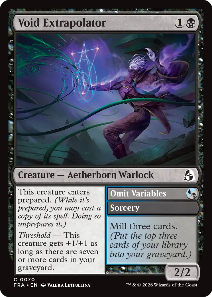 Void Extrapolator // Omit Variables 70 (Reality Fracture)  - Foil