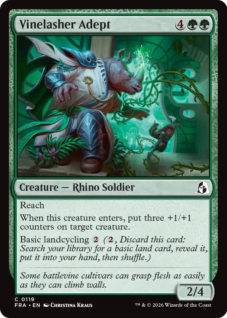 Vinelasher Adept 119 (Reality Fracture)  - Foil