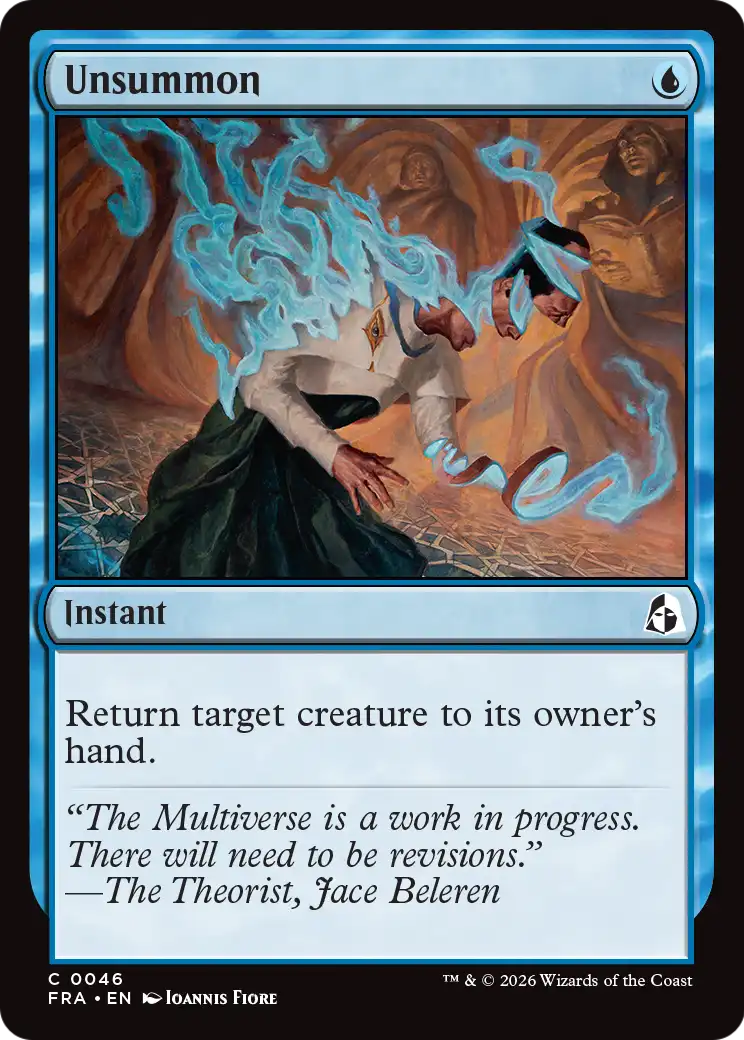Unsummon 46 (Reality Fracture)  - Foil