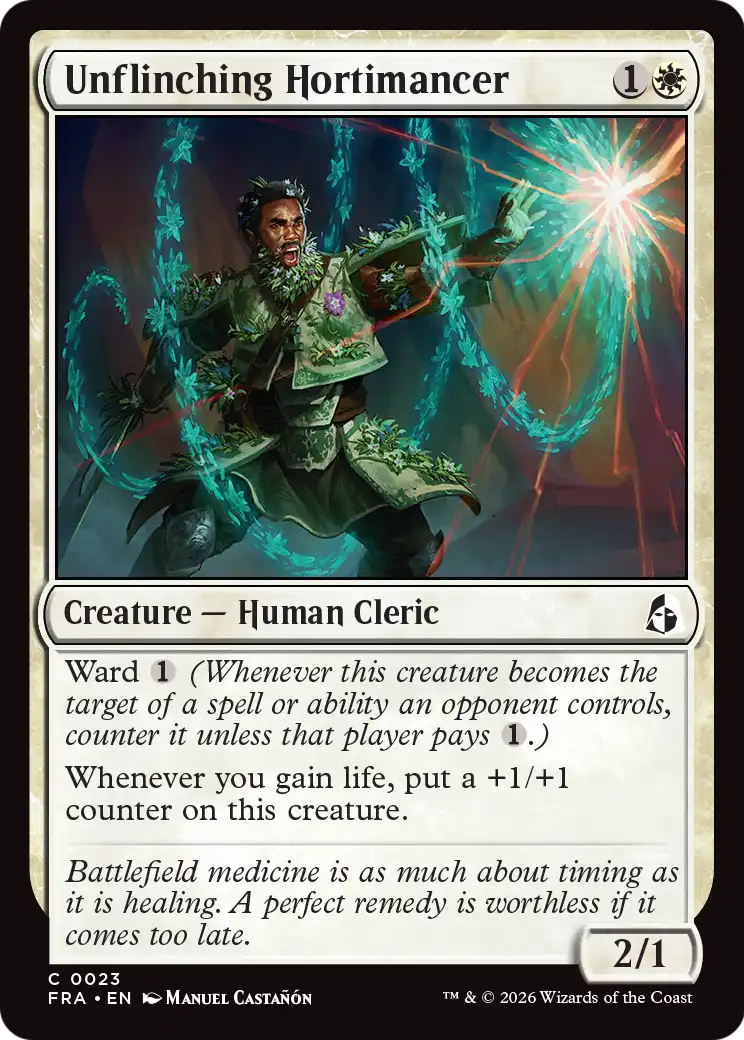 Unflinching Hortimancer 23 (Reality Fracture)  - Foil