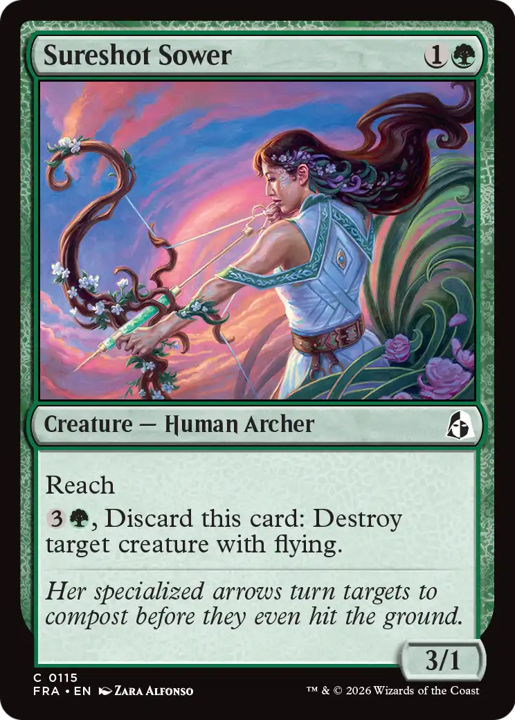 Sureshot Sower 115 (Reality Fracture)  - Foil
