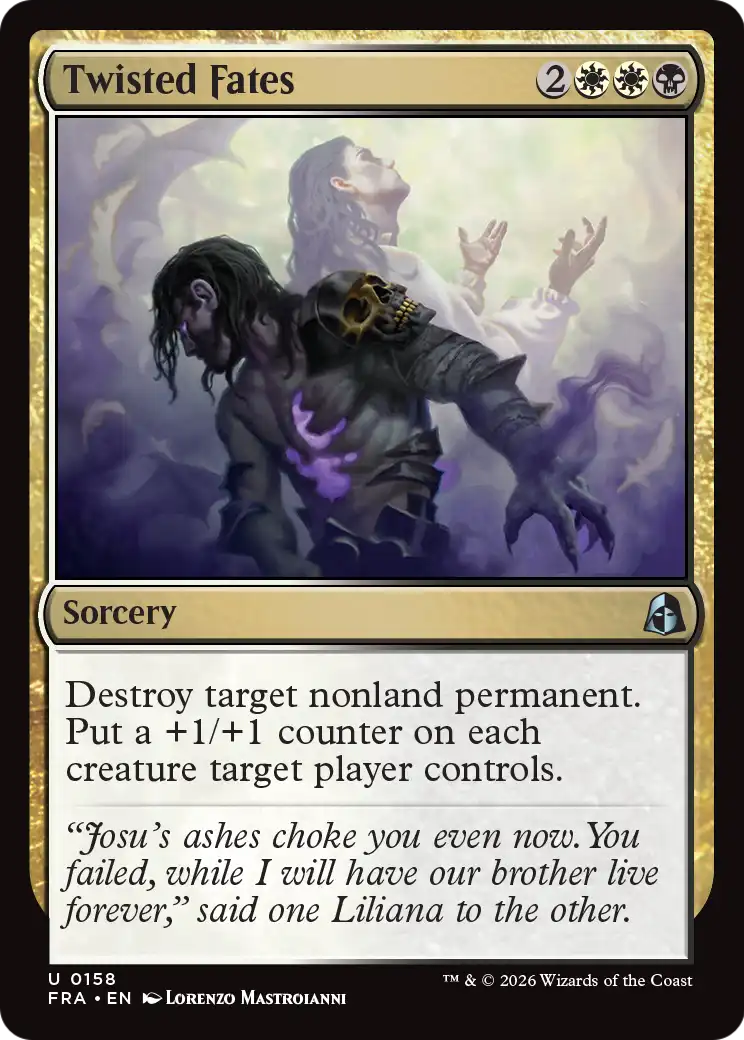 Twisted Fates 158 (Reality Fracture)  - Foil