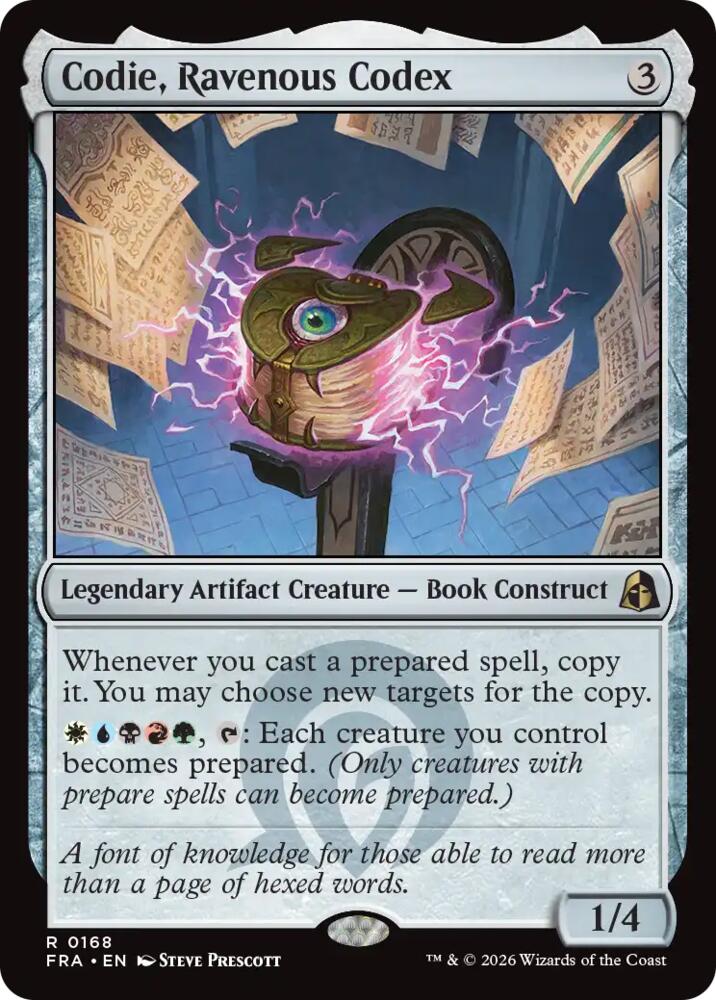 Codie Ravenous Codex 168 (Reality Fracture) 