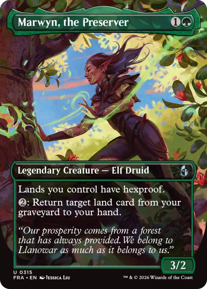 Marwyn, the Preserver 315 (Reality Fracture)  - Borderless Foil