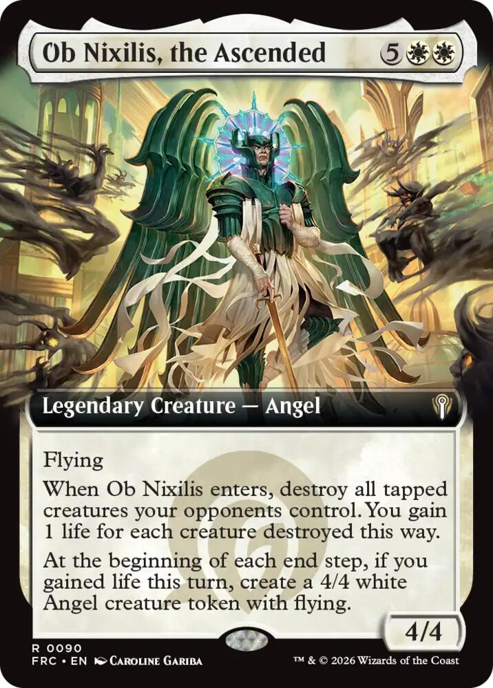 Ob Nixilis, the Ascended 90 (Commander: Reality Fracture)  - Extended Art