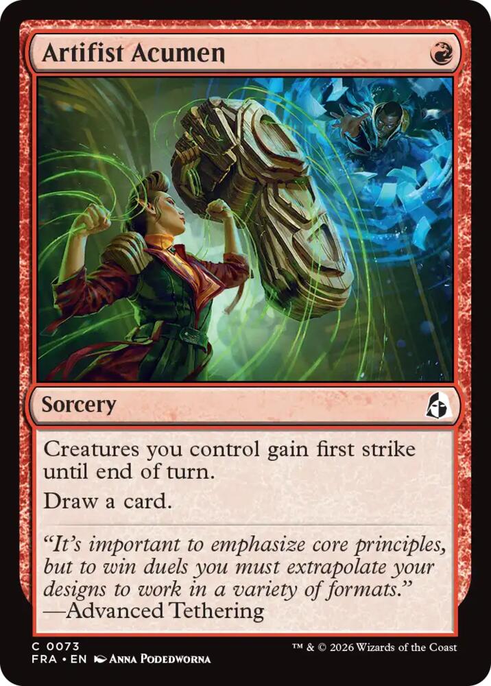 Artifist Acumen 73 (Reality Fracture)  - Foil