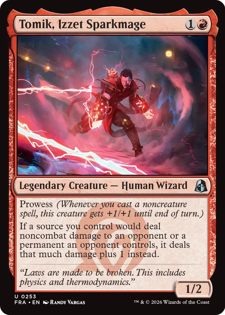 Tomik, Izzet Sparkmage 253 (Reality Fracture)  - Foil