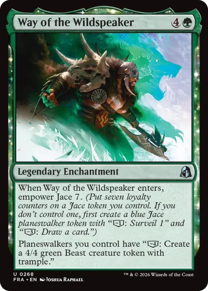 Way of the Wildspeaker 268 (Reality Fracture)  - Foil