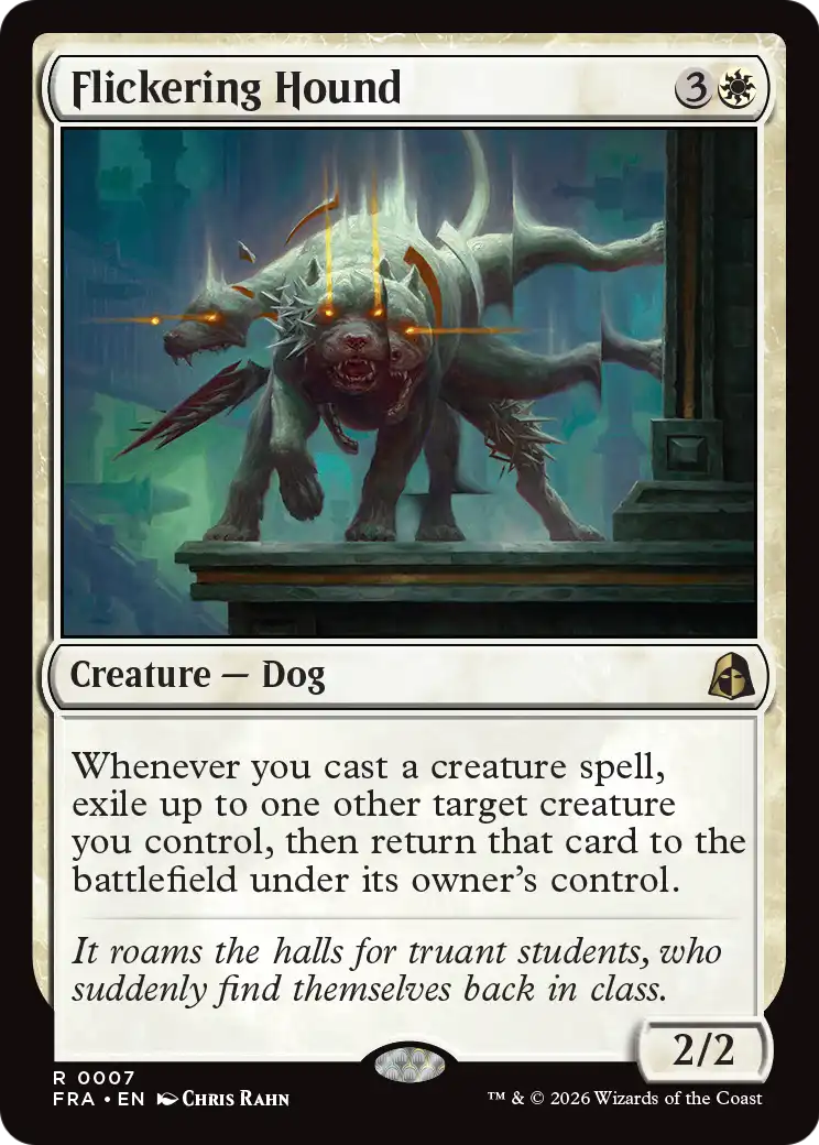 Flickering Hound 7 (Reality Fracture)  - Foil