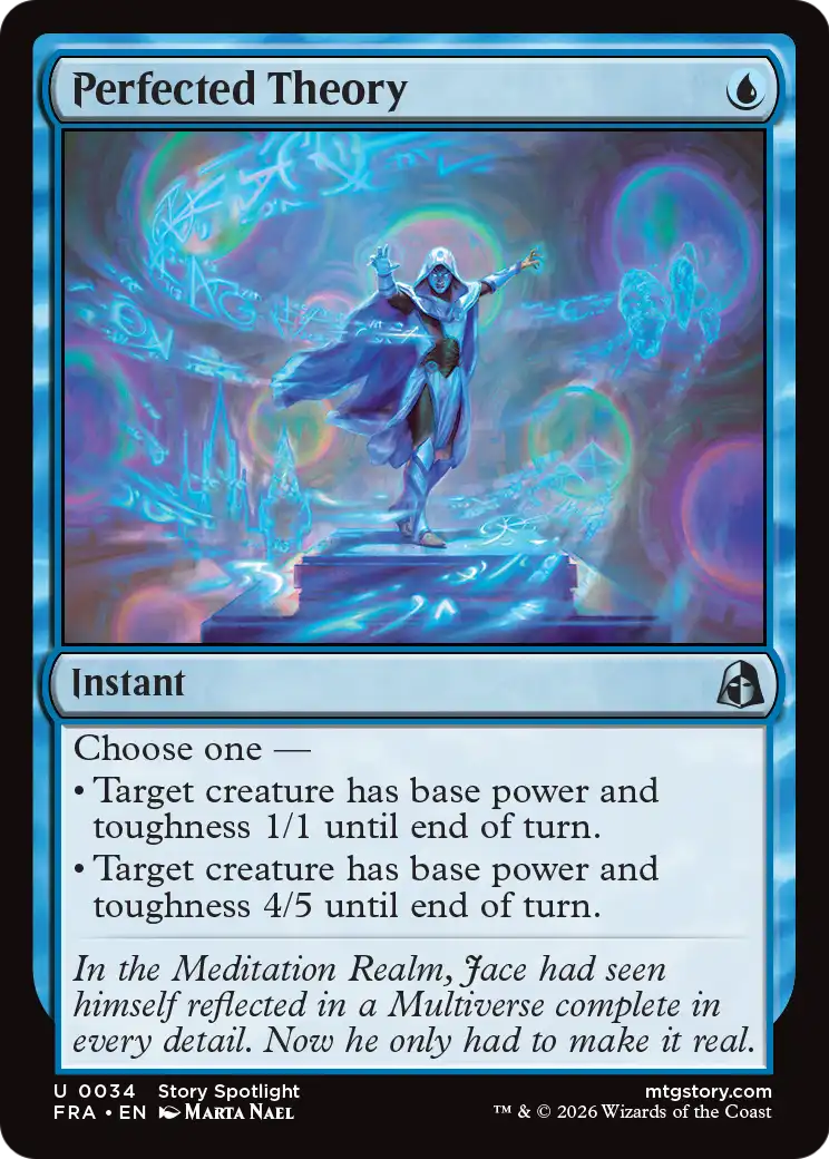 Perfected Theory 34 (Reality Fracture)  - Foil