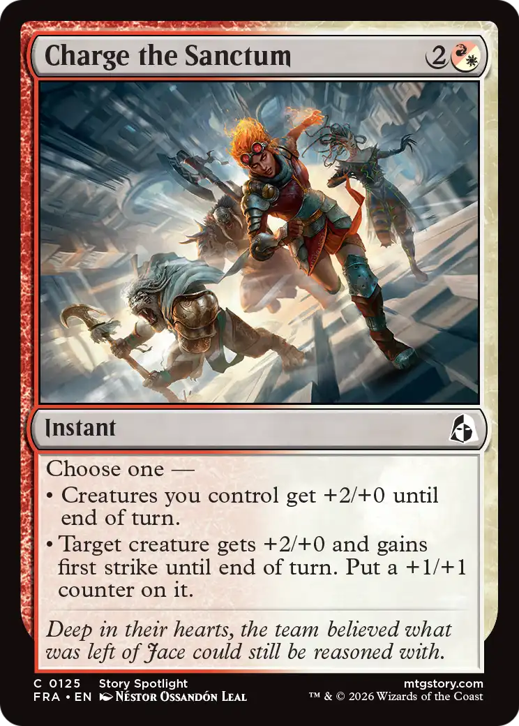 Charge the Sanctum 125 (Reality Fracture)  - Foil