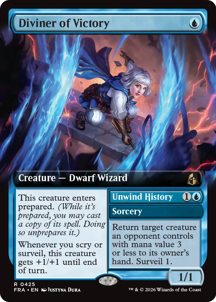 Diviner of Victory // Unwind History 425 (Reality Fracture)  - Foil