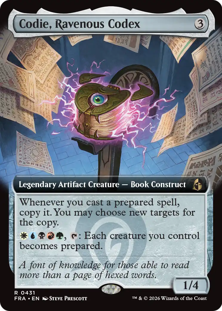 Codie, Ravenous Codex 431 (Reality Fracture)  - Foil
