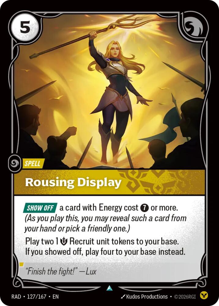 Rousing Display 127/167 (Radiance) 