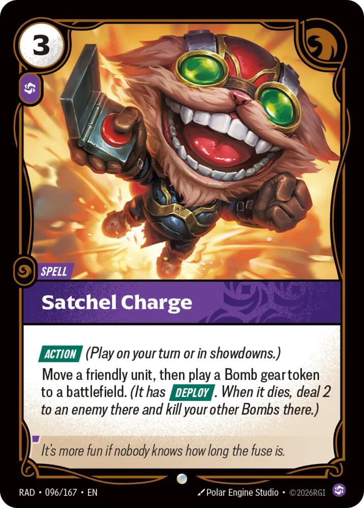 Satchel Charge 096/167 (Radiance) 