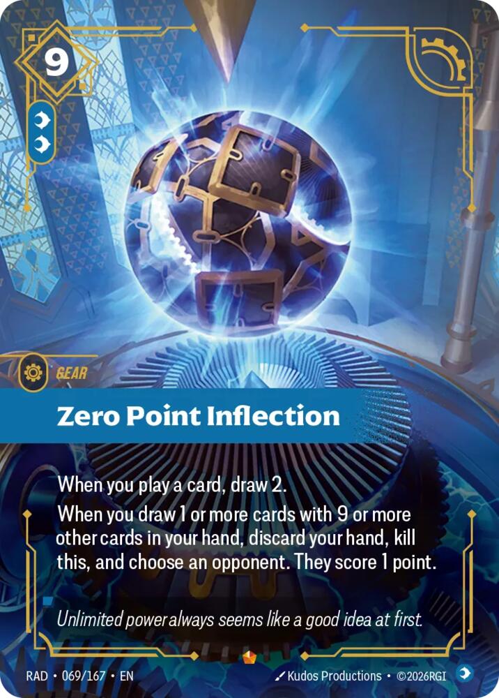 Zero Point Inflection 069/167 (Radiance)  - Foil