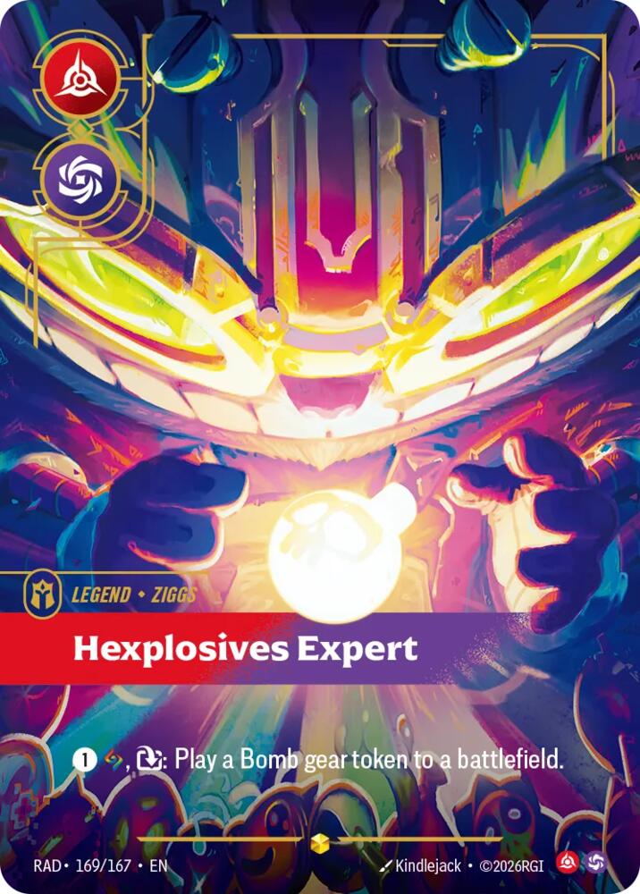 Ziggs - Hexplosives Expert 169/167 (Radiance)  - Foil