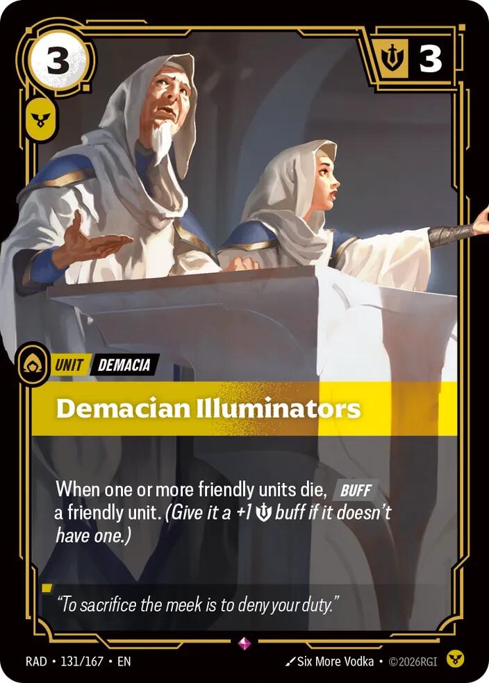 Demacian Illuminators 131/167 (Radiance)  - Foil