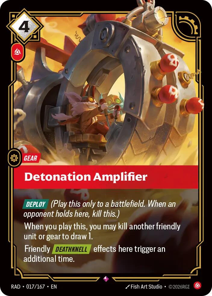 Detonation Amplifier 017/167 (Radiance)  - Foil