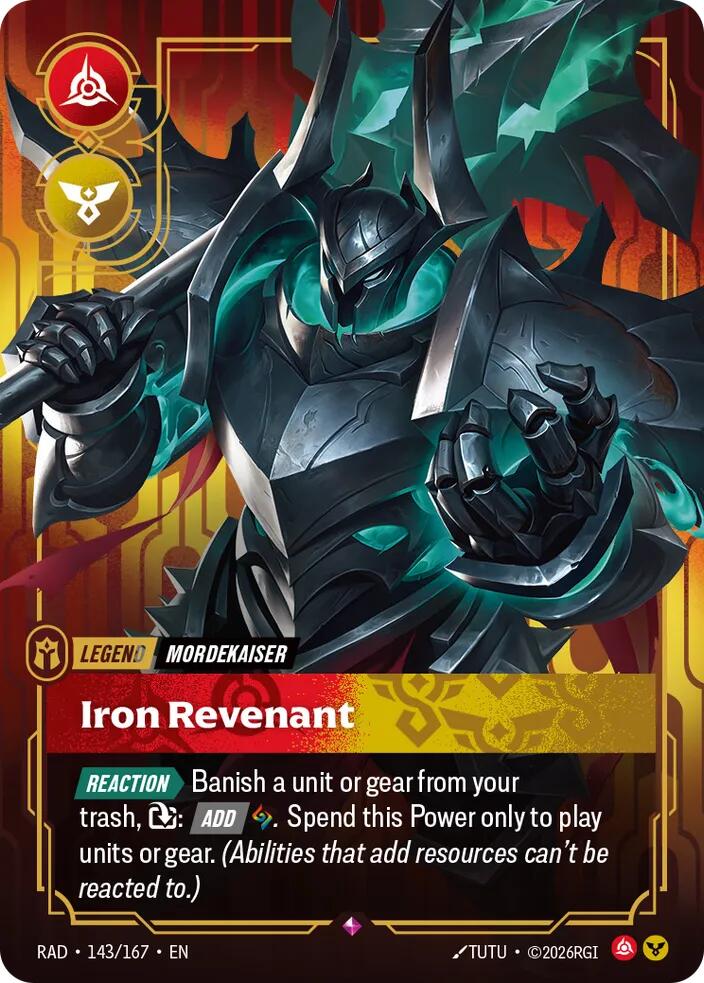 Mordekaiser - Iron Revenant 143/167 (Radiance)  - Foil
