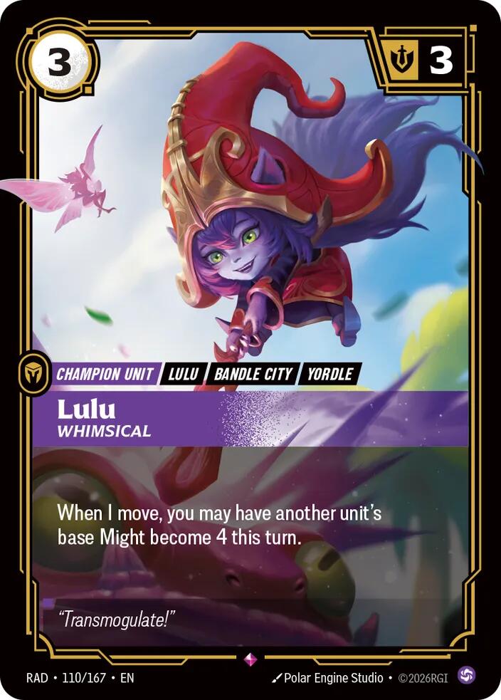 Lulu - Whimsical 110/167 (Radiance)  - Foil