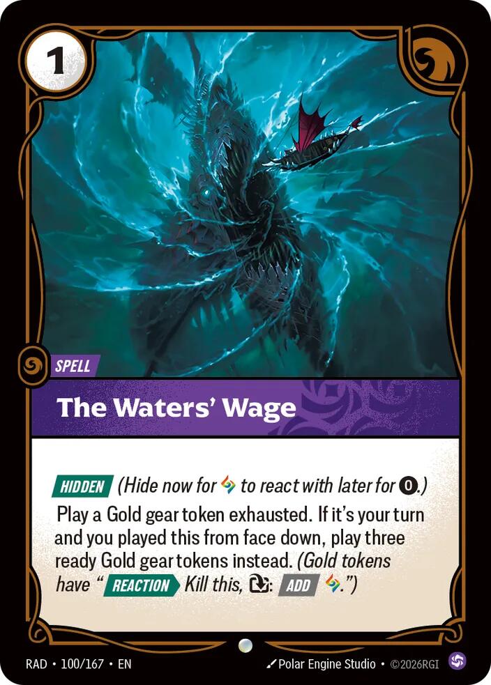The Waters' Wage 100/167 (Radiance) 