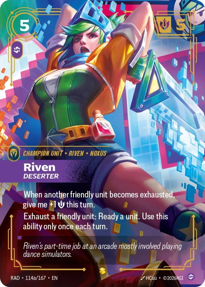 Riven Deserter Alternate Art 114a/167 (Radiance)  - Foil