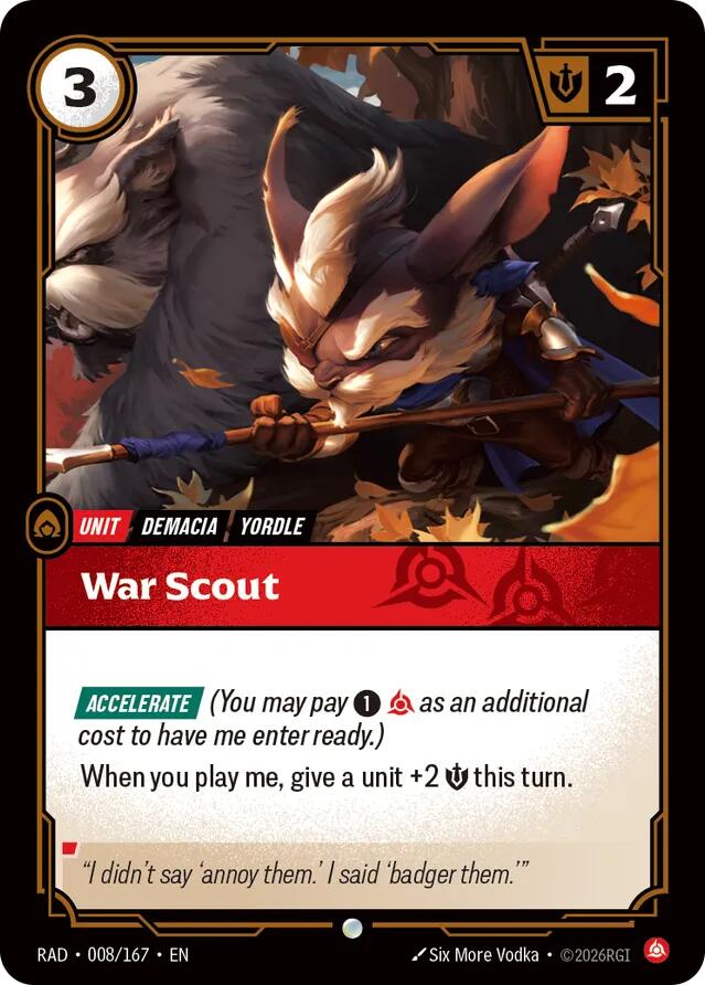 War Scout 008/167 (Radiance) 