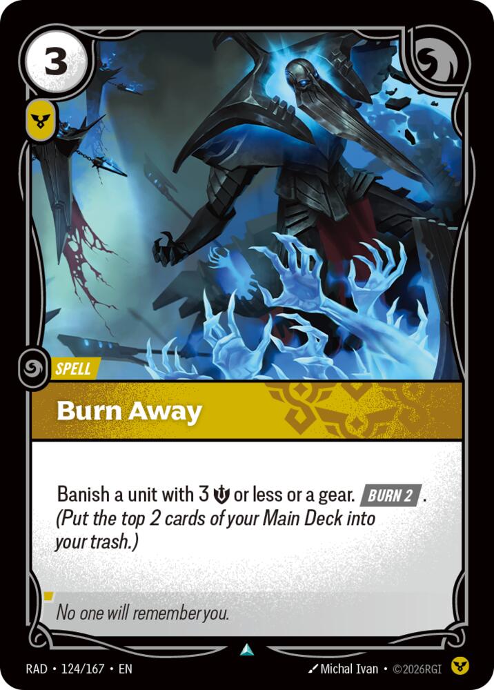 Burn Away 124/167 (Radiance) 