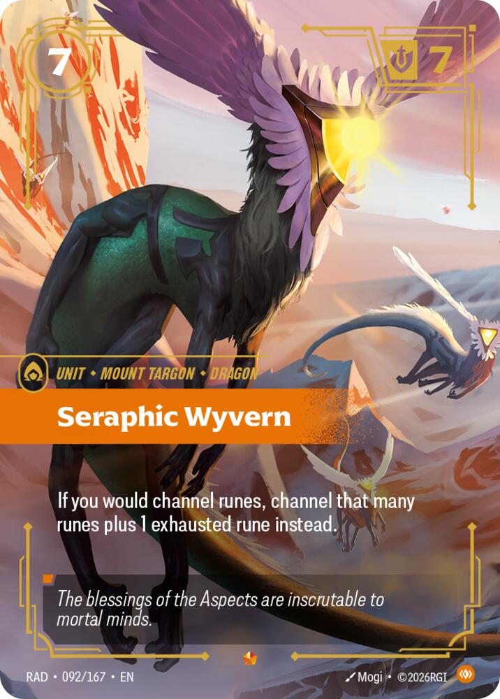 Seraphic Wyvern 092/167 (Radiance)  - Foil